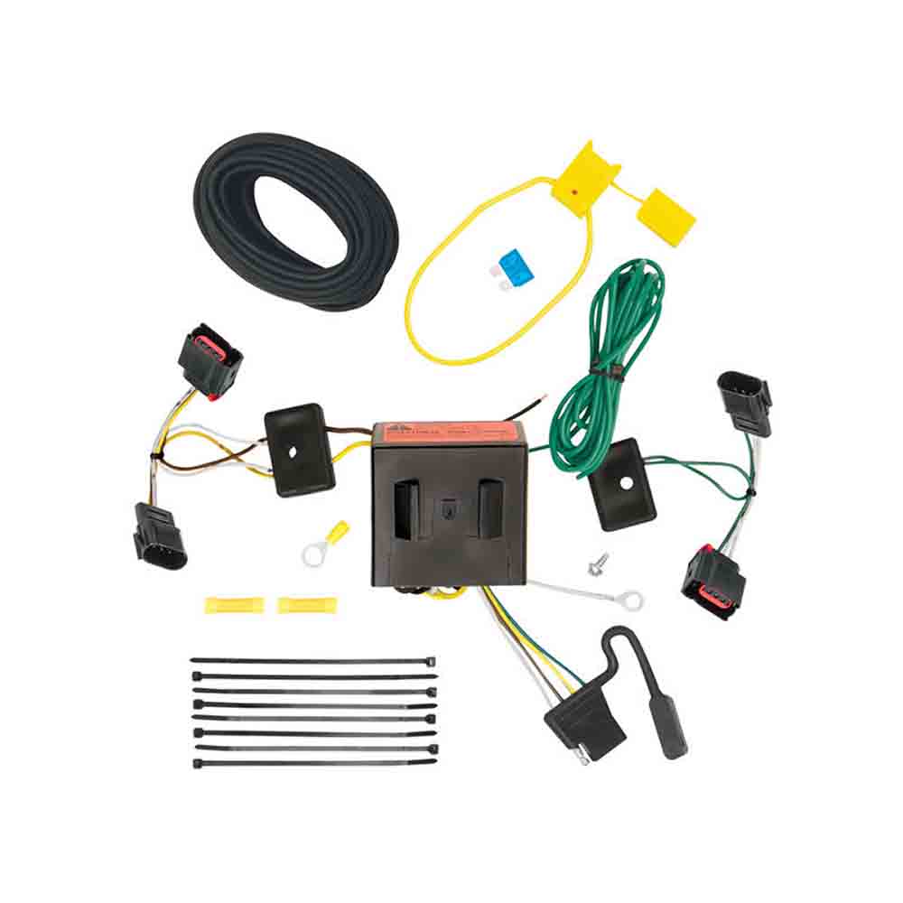 Jeep Patriot, Chrysler Town & Country, Dodge Caliber, Durango & Grand Caravan Tekonsha T-One Connector Wiring Light Kit