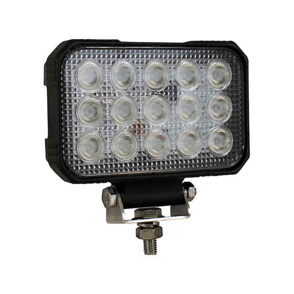 5.9 Inch x 4.8 Inch Rectangular LED Clear Spot Light