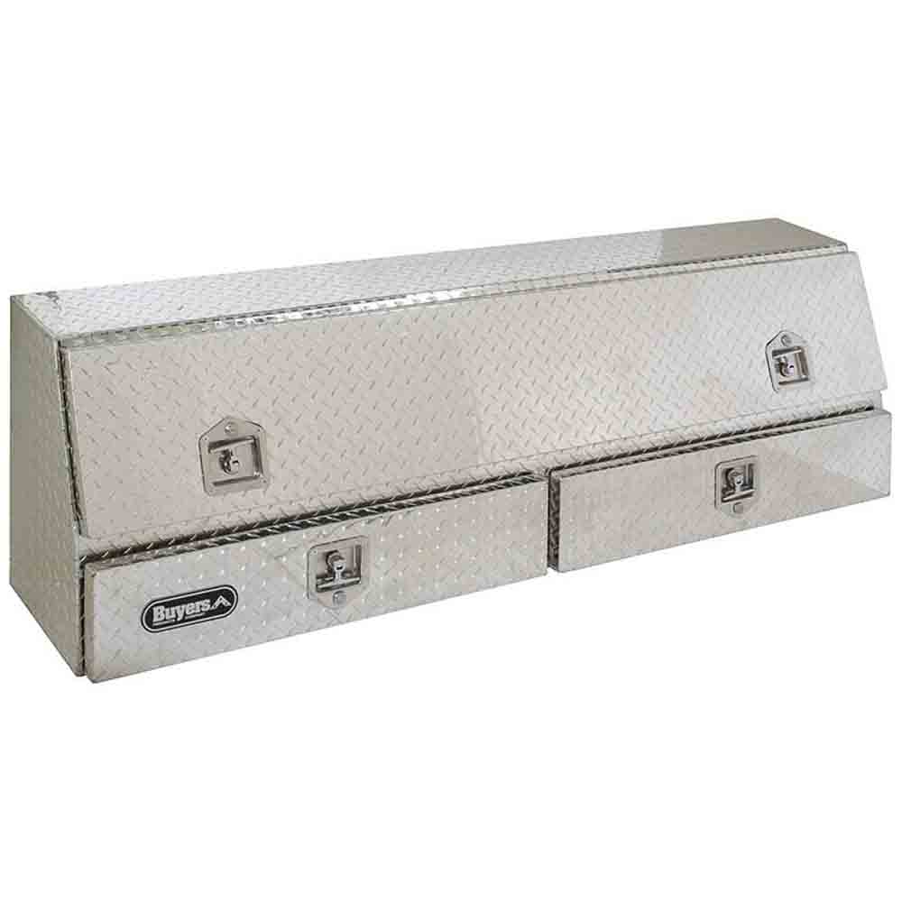 Buyers Contractor Style Aluminum Topside Tool Box With Drawers