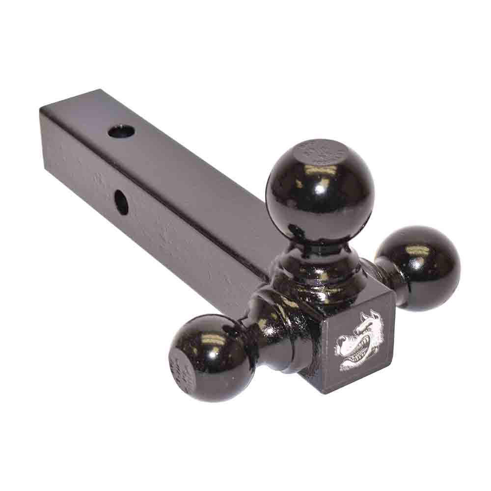 Tri-Ball Ball Mount - Solid Shank