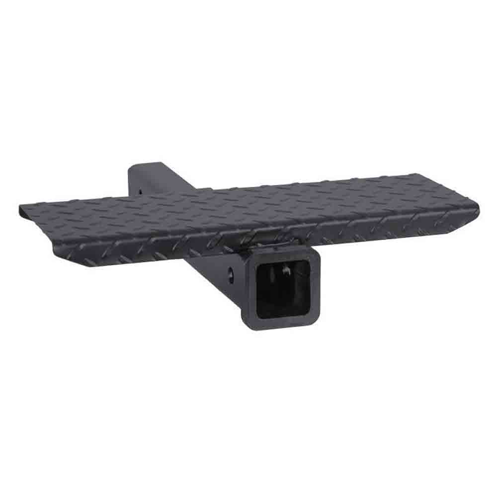 Receiver Hitch Extension with Diamond Tread Step - 2 Inch