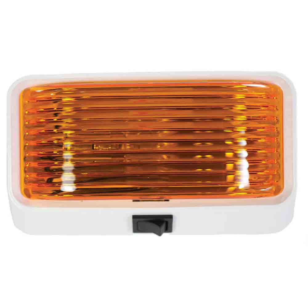 12-Volt Porch/Utility Light With Rocker Switch - Amber