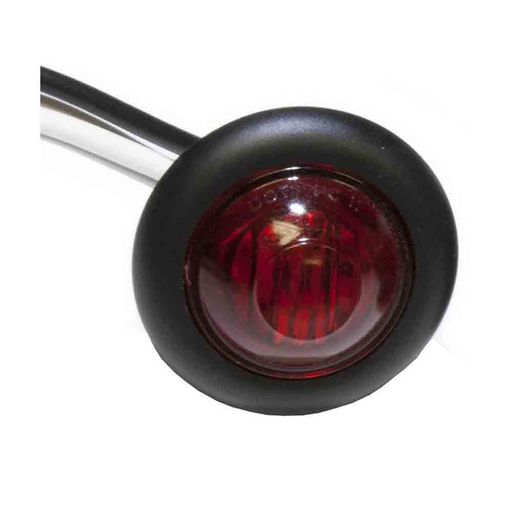 3/4 Inch Single Diode PC-Rated Marker/Clearance Light - Red