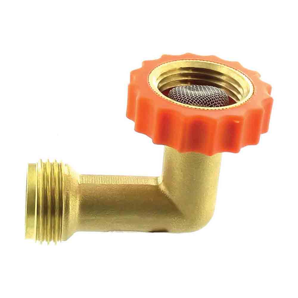 90 Degree Brass Hose Saver