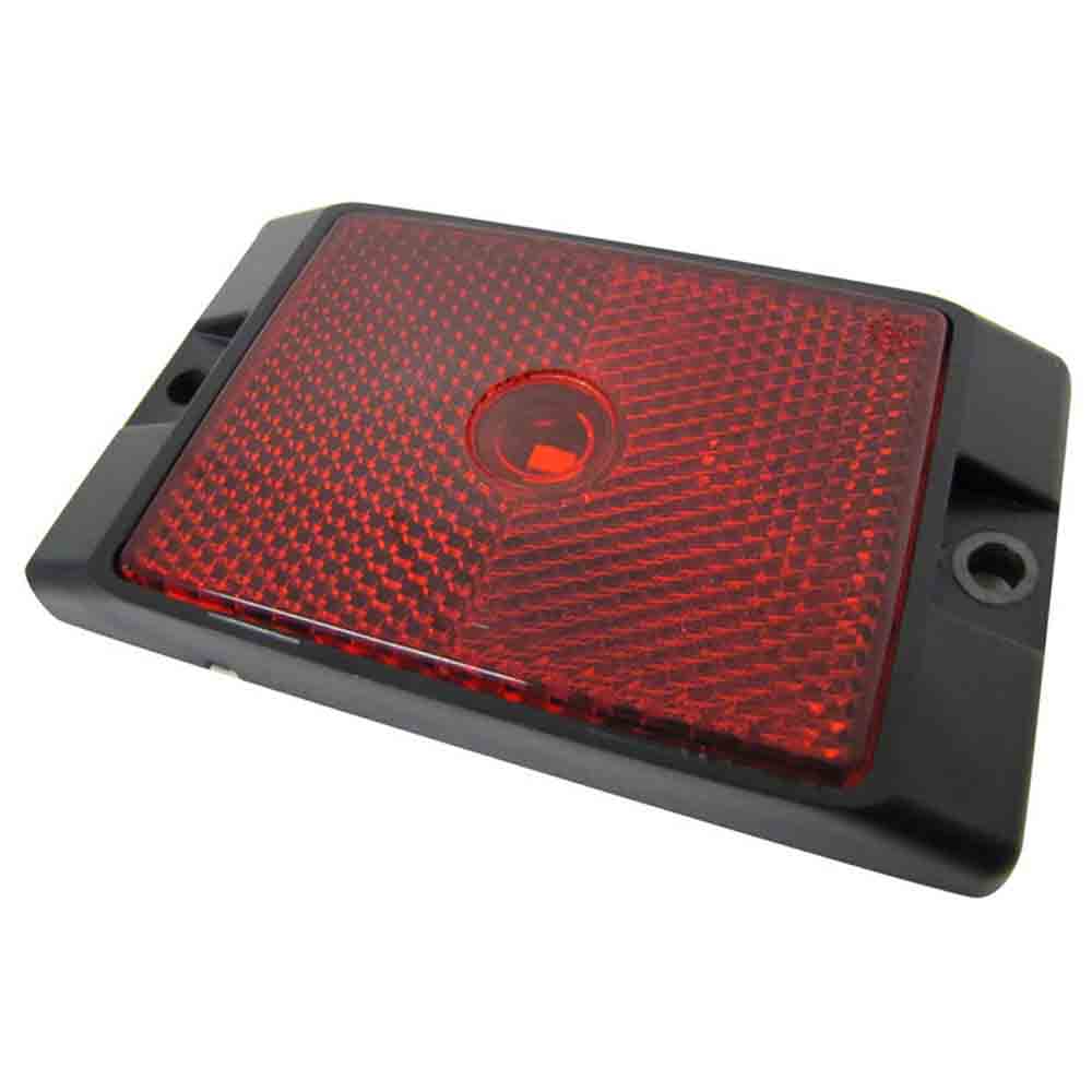 LED Clearance/Side Marker Amber Light with  Reflex - Red