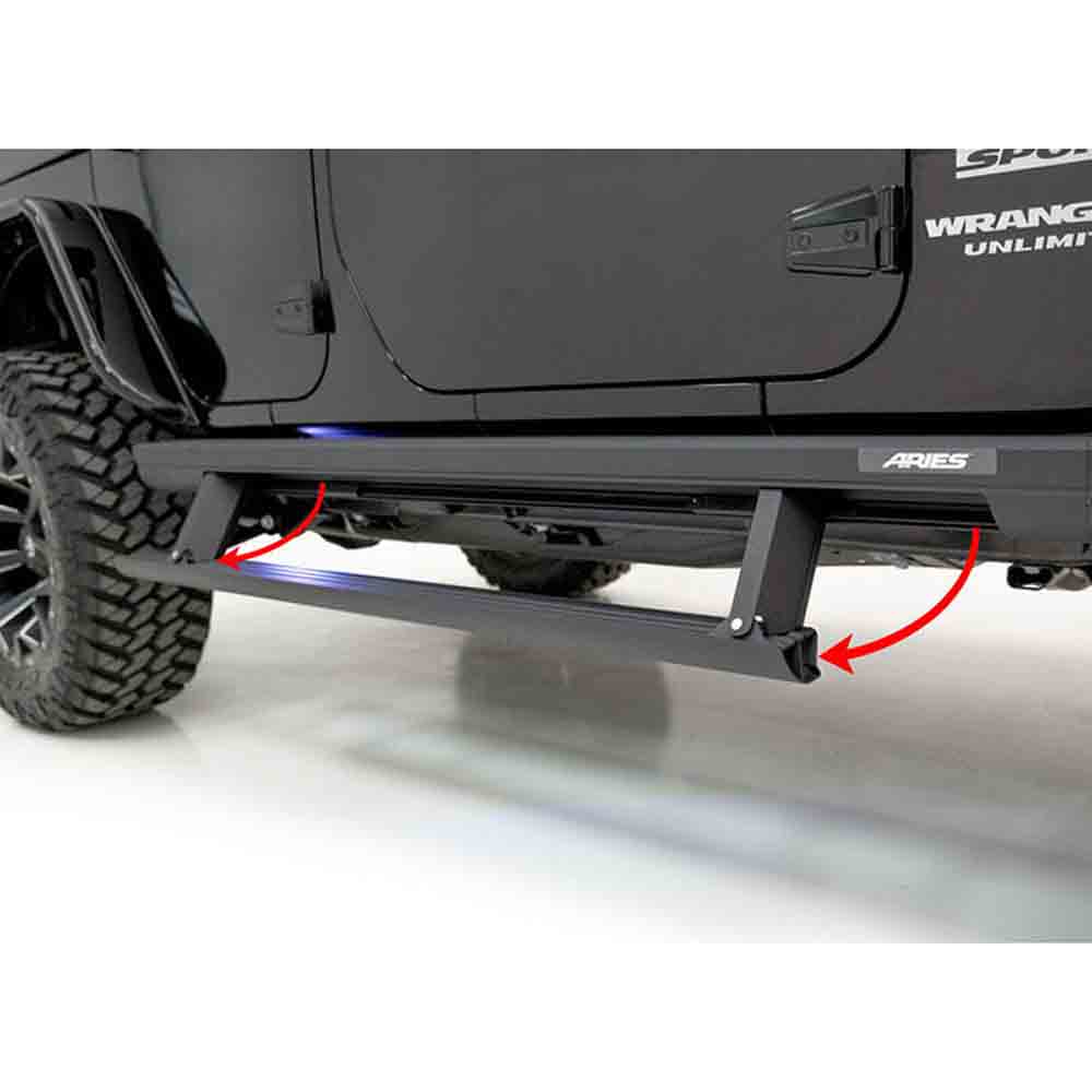 Aries ActionTrac Powered Running Boards