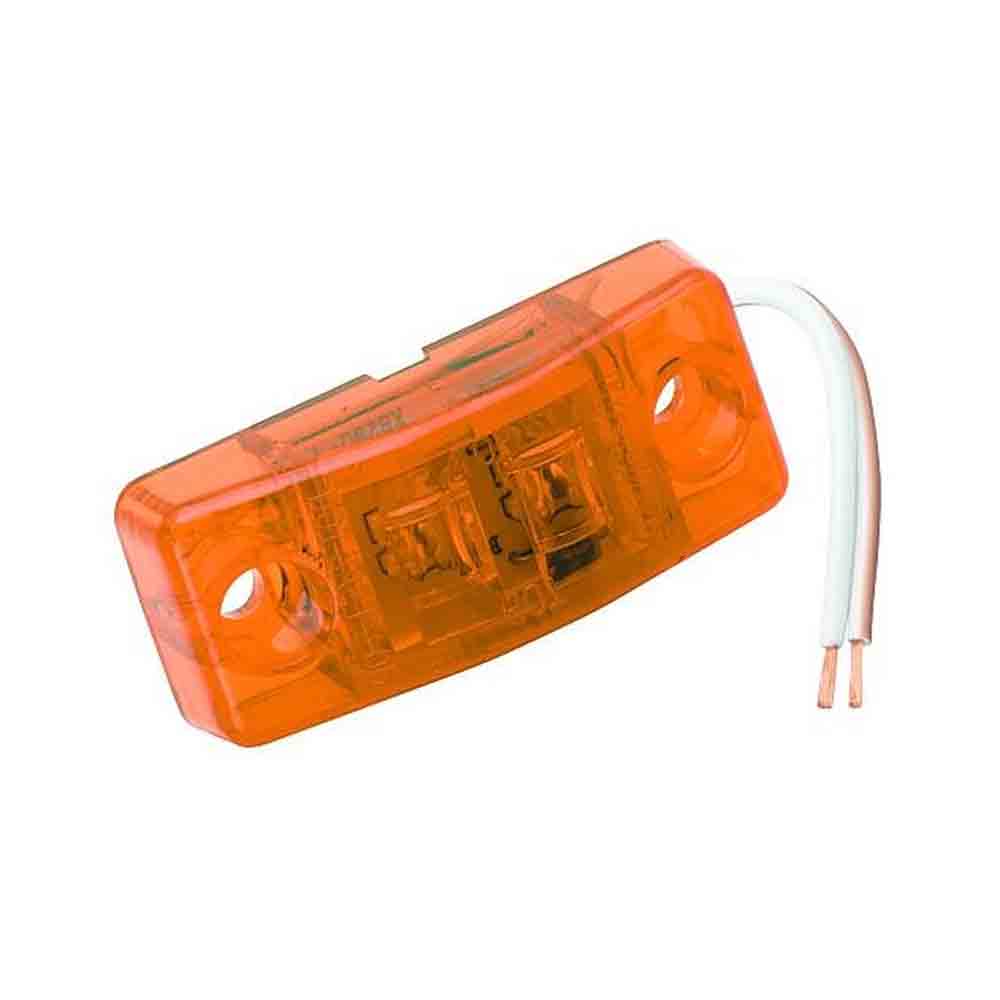 Waterproof LED Clearance/Side Marker Light - Amber