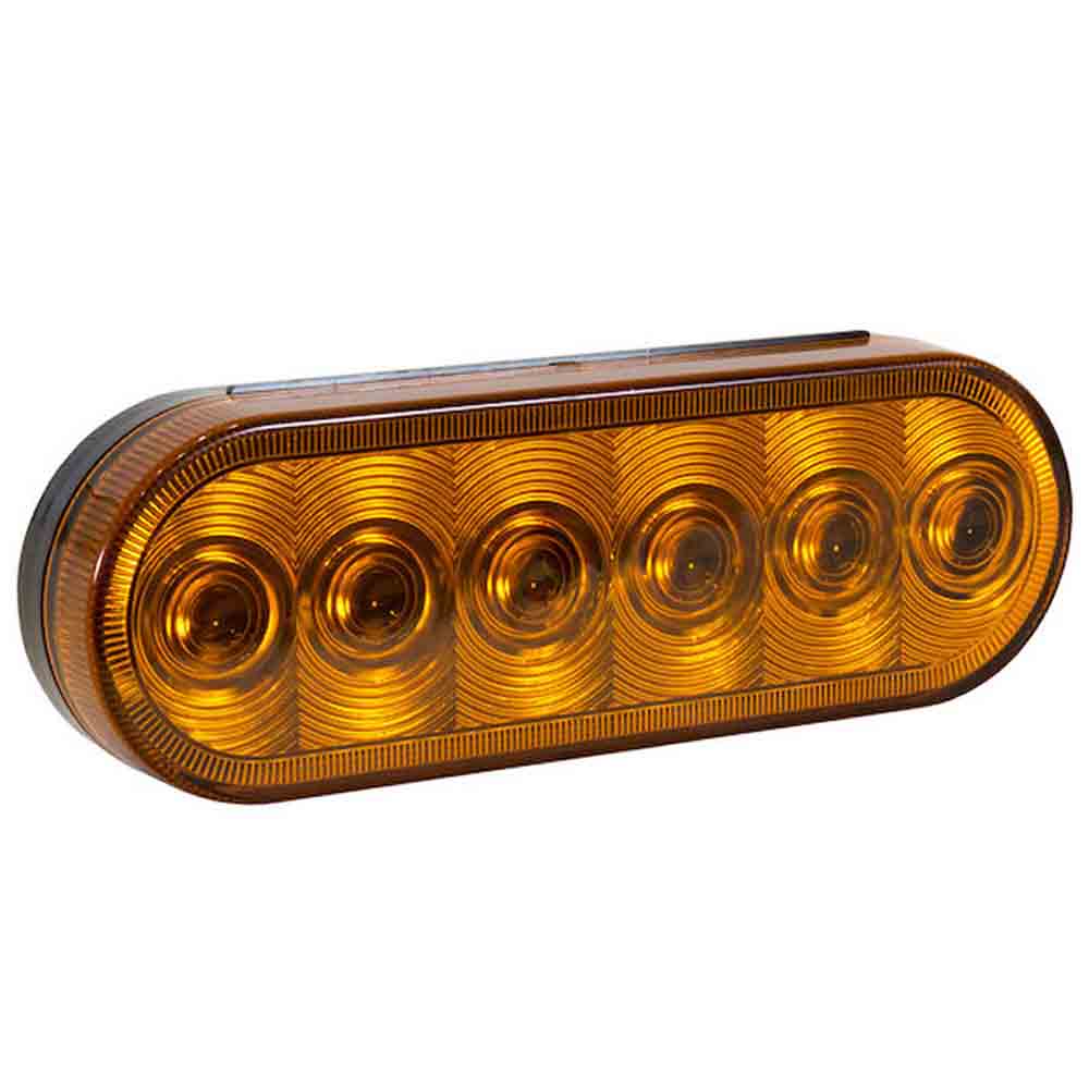 LED Oval Turn/Park Light - 6 Inch