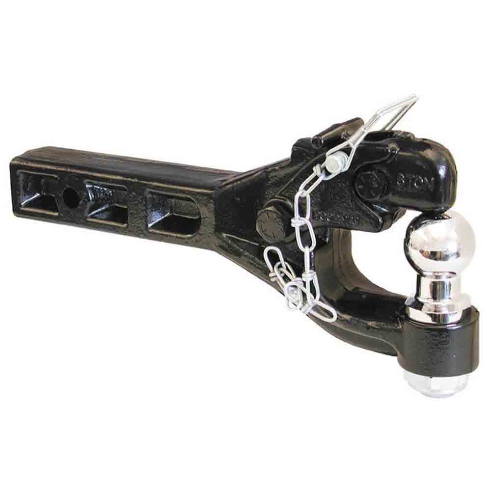 Receiver Mounted Pintle Hook with 50mm Ball