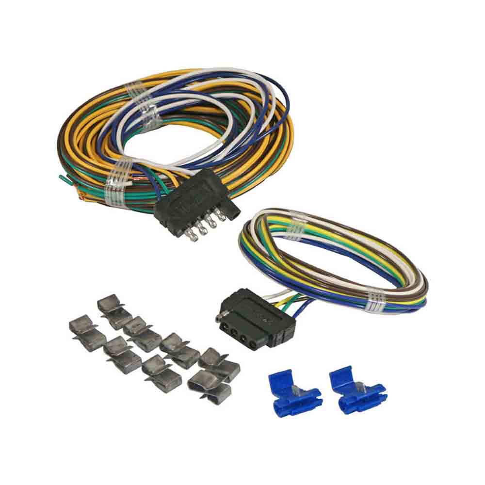 Trailer Wiring Kit with 5-Way Flat - 25 ft.