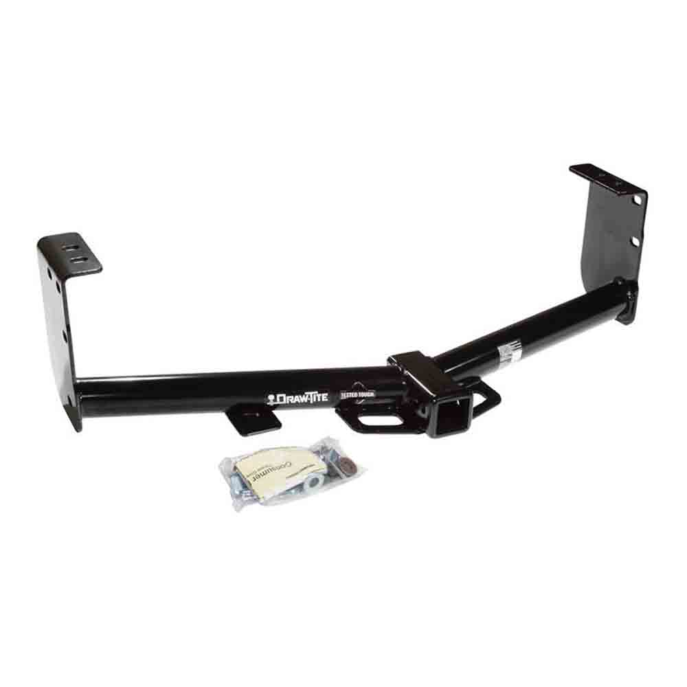 Class IV Round Tube Trailer Hitch Receiver Fits Select Toyota Tundra Models Without Factory Hitch