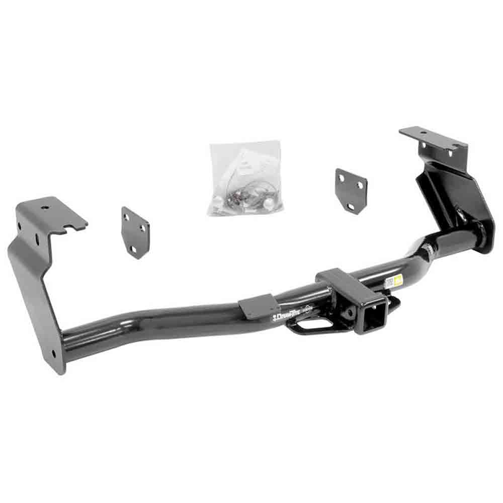 Class IV Round Tube Trailer Hitch Receiver fits Select Jeep Cherokee Trailhawk Models Only