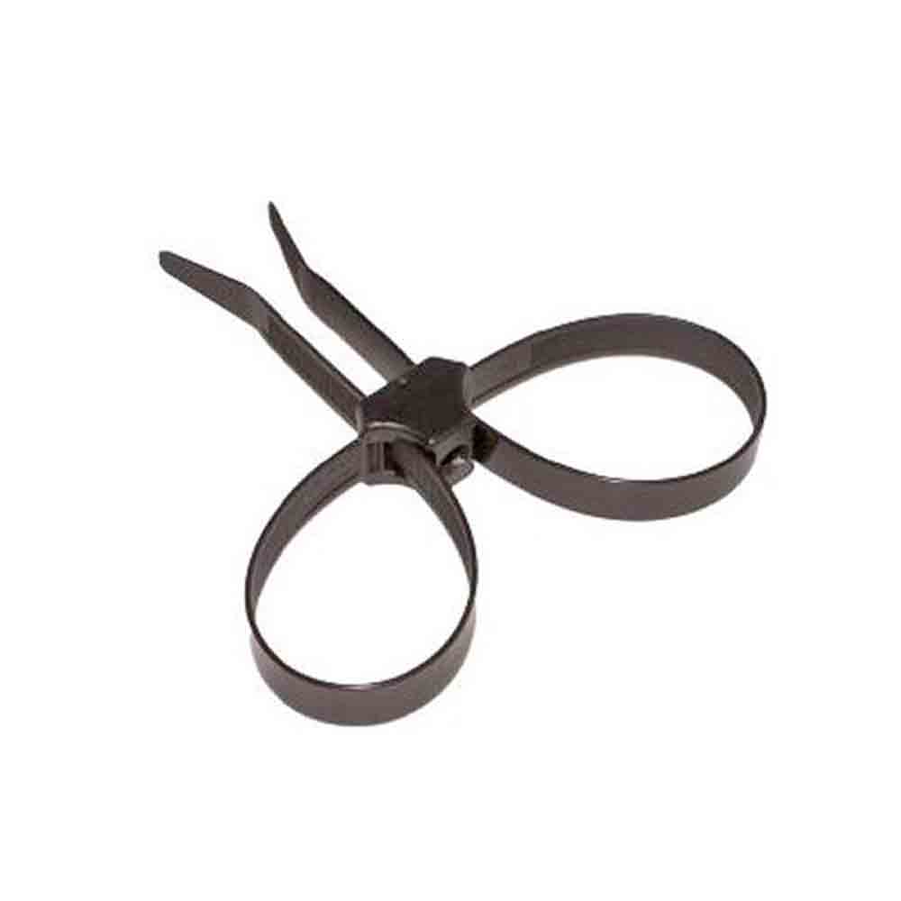 Dual Clamp Cable Ties - 10-pack