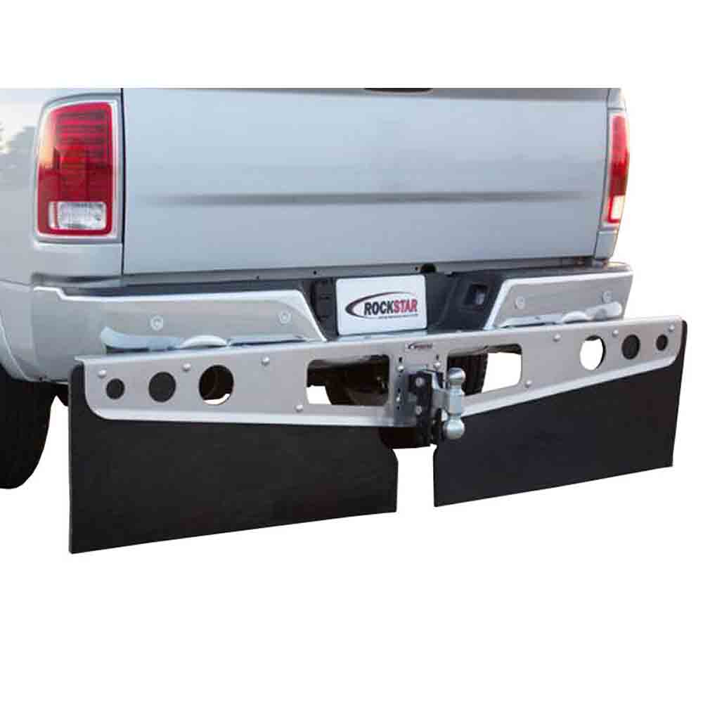 Rockstar Mud Flaps - Universal Model - Smooth Aluminum Finish