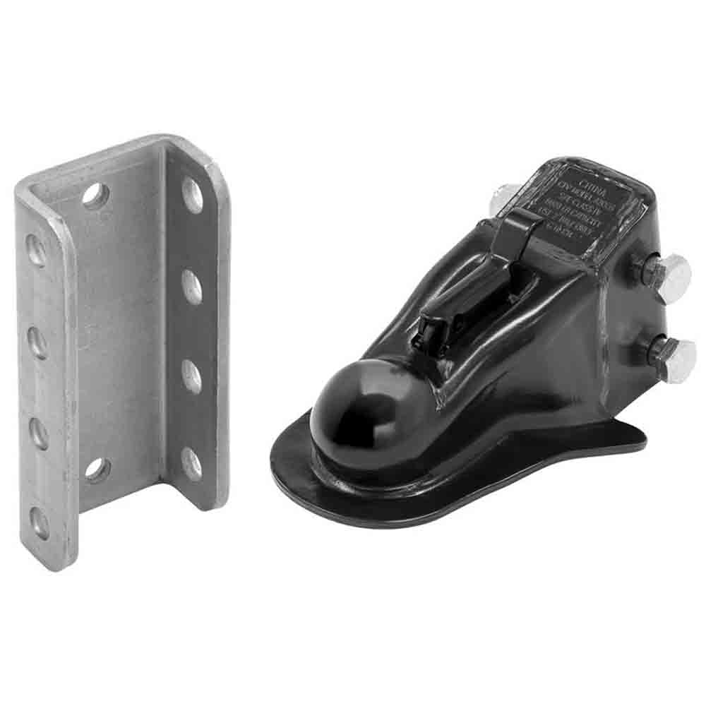 2 Inch Adjustable Stamped Coupler with Channel and Hardware