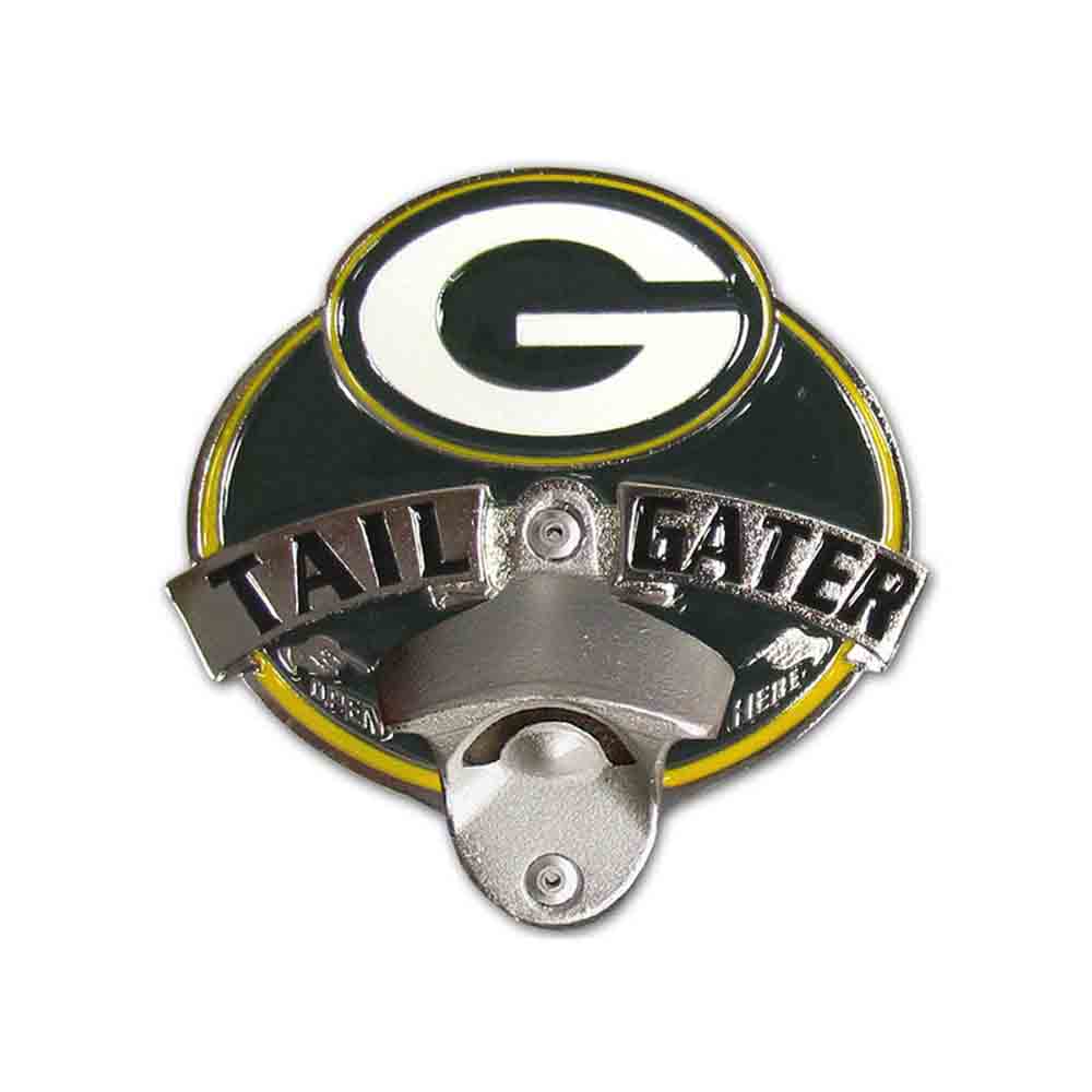 Green Bay Packers Tailgater Hitch Cover with Bottle Opener