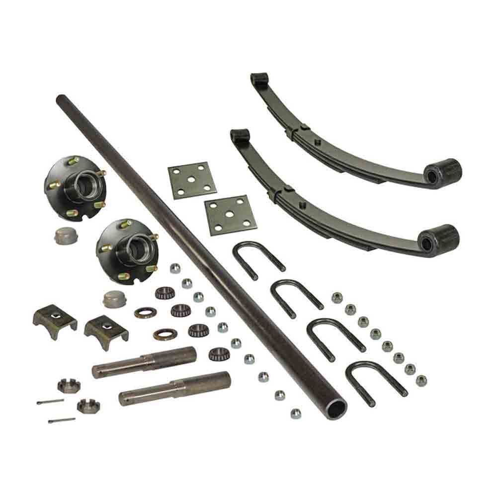 2,000 lb. Adjustable Axle Kit with 5-Bolt Hubs