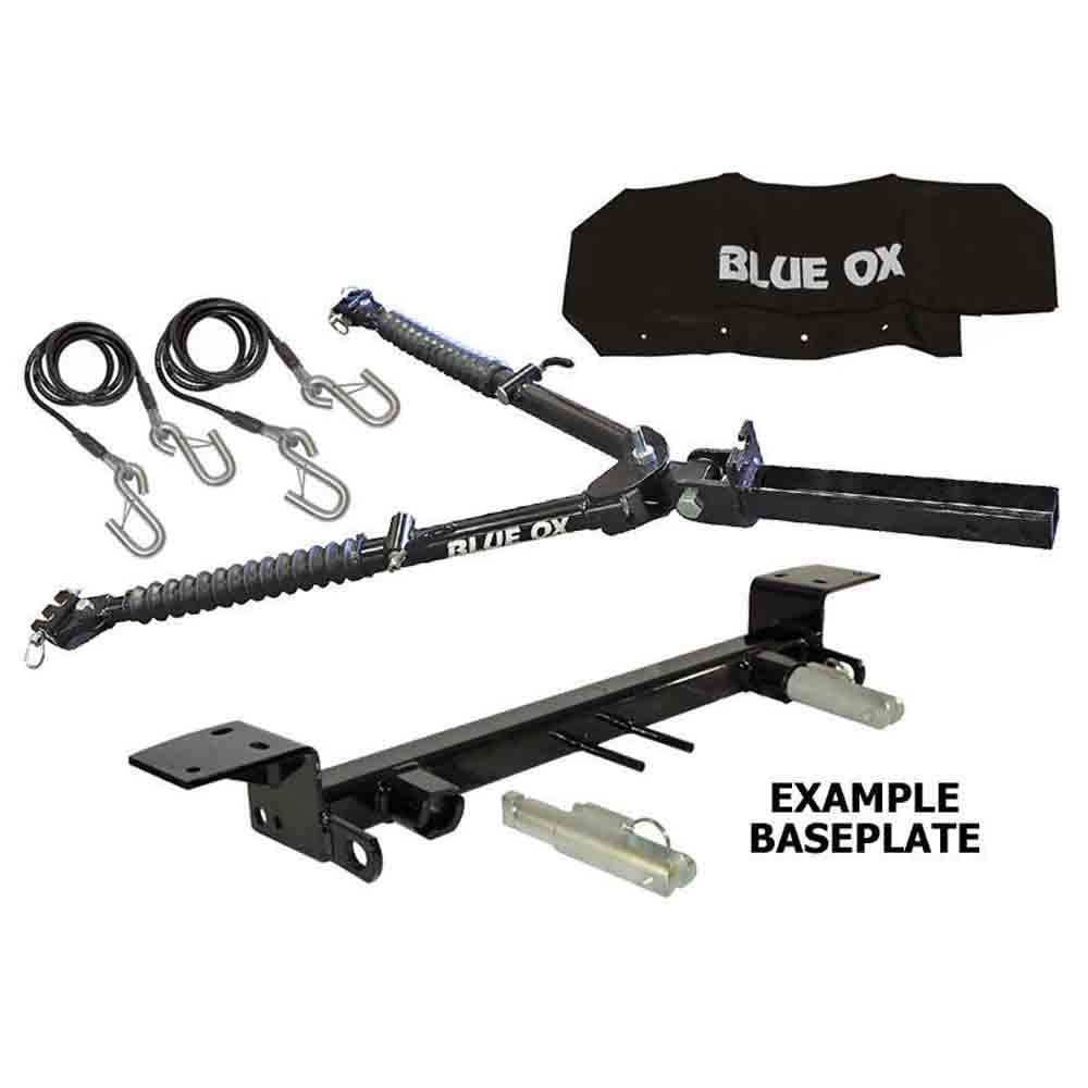 Blue Ox Alpha 2 (6,500 lb) Tow Bar & Baseplate Combo fits Select Jeep Wrangler (JL Models w/Standard Bumper) (Includes ACC)