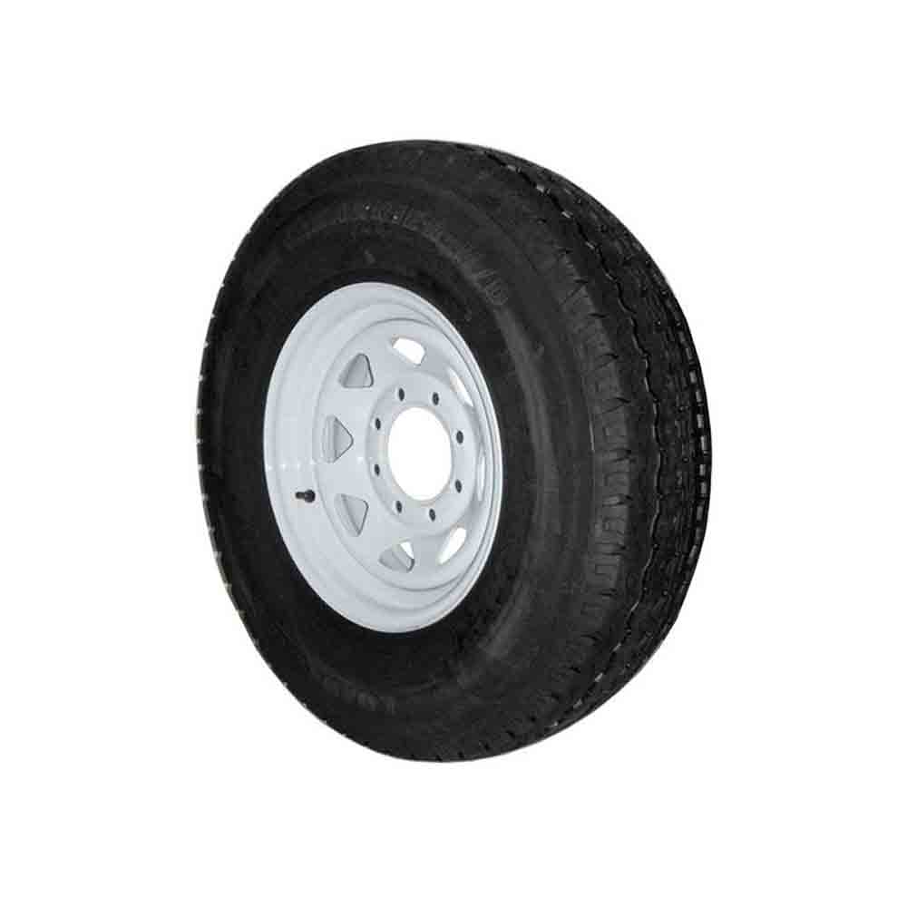 16 inch Trailer Tire and Spoked Wheel Assembly