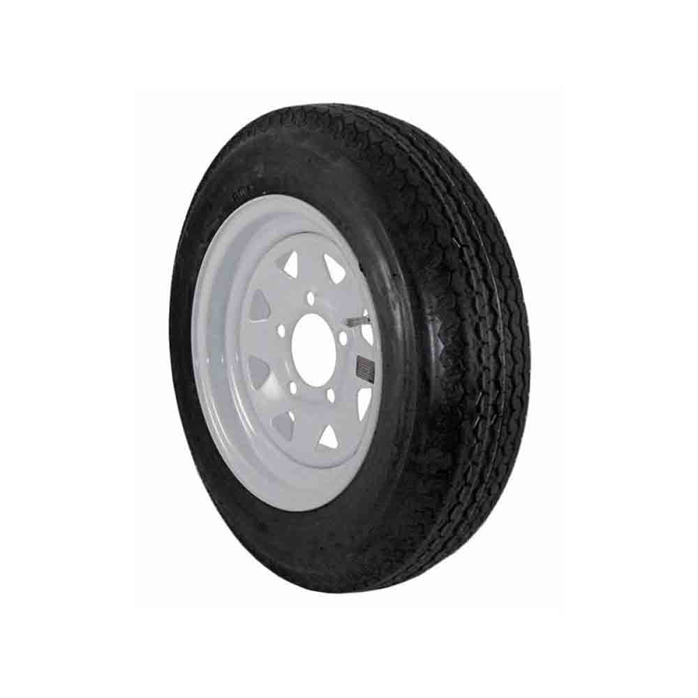 12 inch Trailer Tire and Spoked Wheel Assembly