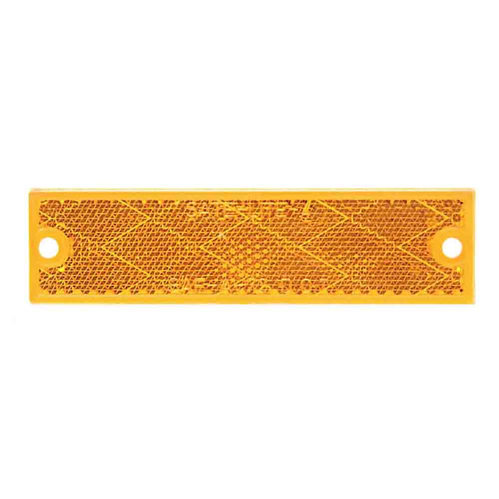 Compact Rectangular Reflector - Amber