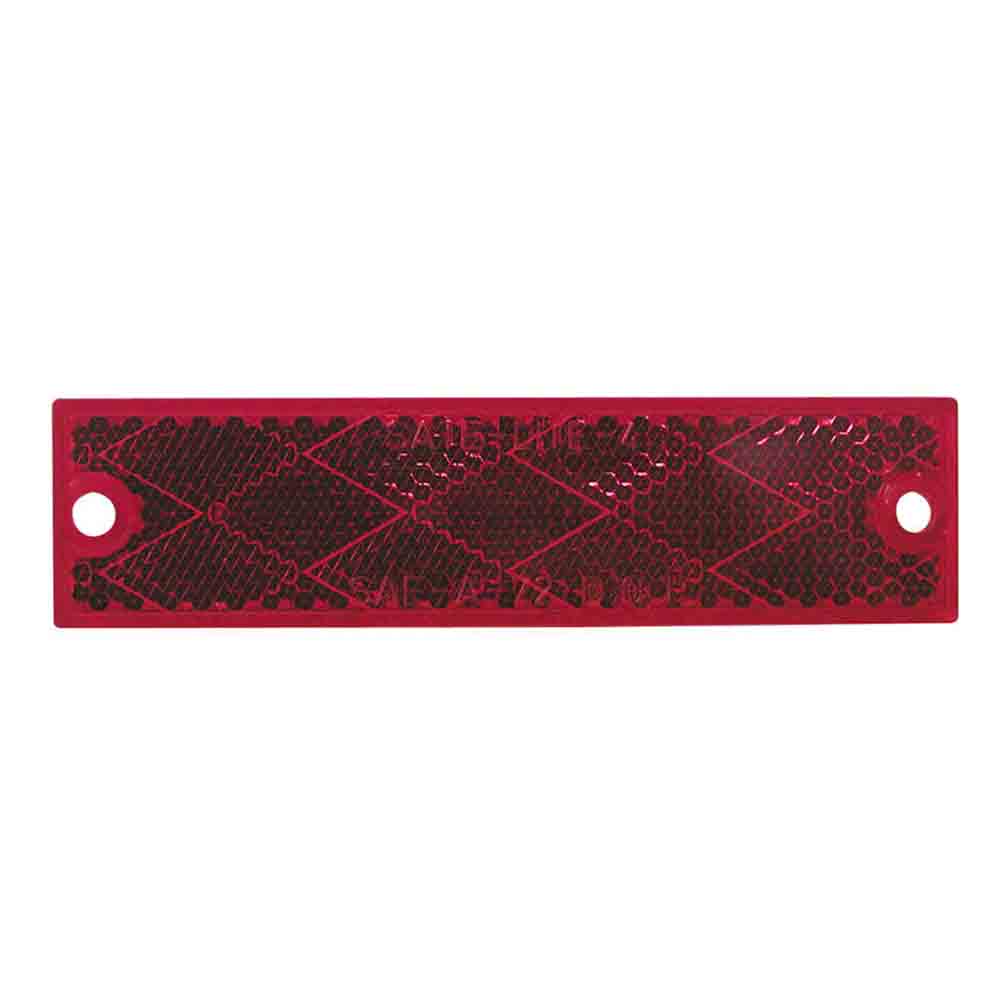 Compact Rectangular Reflector - Red