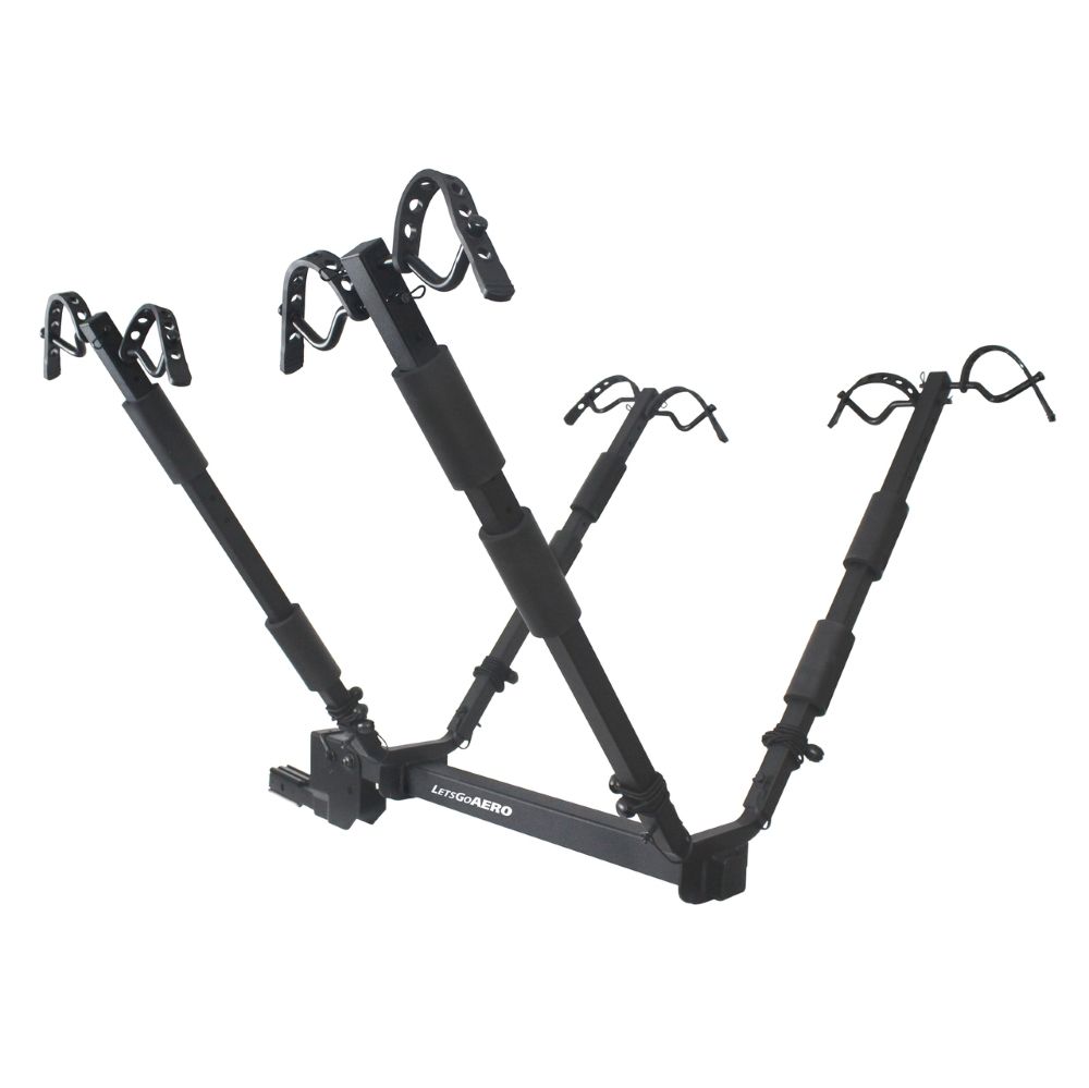 NEO 4 - Four Bike Hitch Rack with Tilt Shank fits 1-1/4