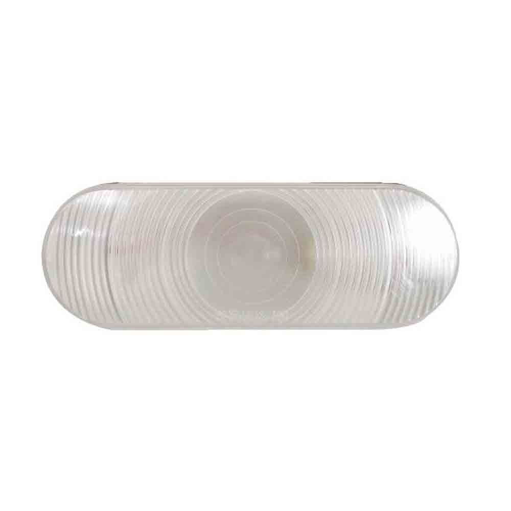 Clear Lens Back-Up Light - Flush Mount - 6 Inch Oval