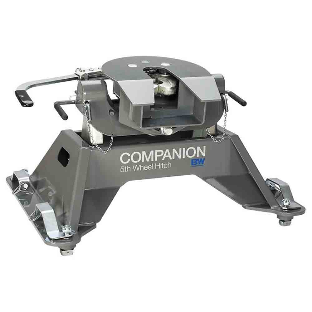 B&W Companion Fifth Wheel Hitch for 2016-2019 GM 2500/3500 Equipped with OEM Under-Bed Prep Package  