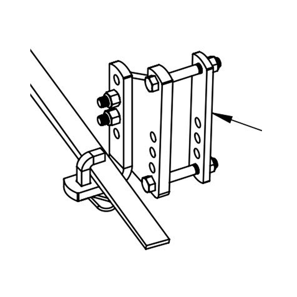 TrackPro Weight Distribution L.H. (Drivers side) Bracket, Replacement