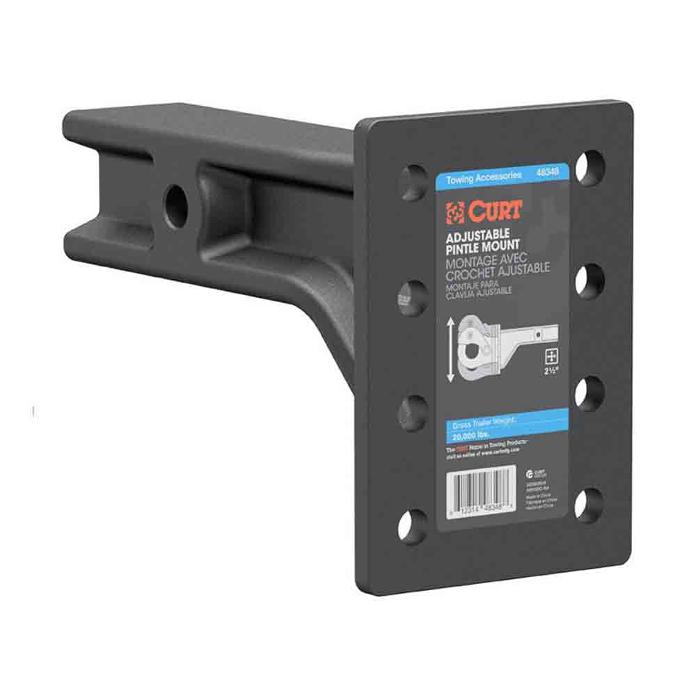 Curt Adjustable Pintle Mount (2-1/2