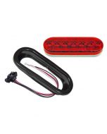 Oval LED Trailer Tail Light Kit - 6 inch