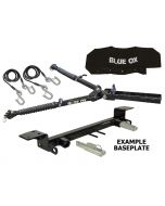 Blue Ox Alpha 2 BX7380 Tow Bar & BX1145 Baseplate Combo Kit