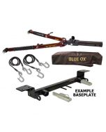 Blue Ox Ascent (7,500 lb) Tow Bar & Baseplate Combo fits Select Jeep Wrangler (JL Models w/Standard Bumper) (Includes ACC)