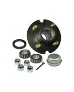 Trailer Hub Assembly - 4 on 4" Bolt Circle, 1,250lb Capacity for Straight Spindles