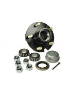 Trailer Hub Assembly - 5 on 4-1/2" Bolt Circle, 1,250lb Capacity for Straight Spindle