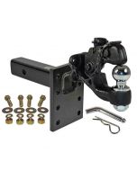 Combination Pintle Hook with 2-5/16 Inch Ball, Mounting Plate and Hardware