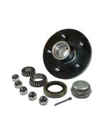 Trailer Hub Assembly  5 on 5" Bolt Circle, 1,750lb Capacity for Tapered Spindle