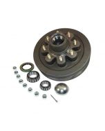 Trailer Hub and Drum Assembly  8 on 6-1/2" Bolt Circle, 3,500lb Capacity for Tapered Spindle 