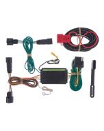 Rigid T-Connector with Powered Tail Light Converter Custom Wiring Harness, 4-Way Flat Output, 2011-2014 Ford Edge