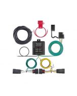 Rigid T-Connector Custom Wiring Harness, 4-Way Flat Output, Select Jeep Wrangler JL, Gladiator