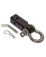 Tow Strap Shackle Mount for 2 Inch Receivers - Chrome 