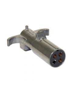 4-Way Round Trailer End Plug