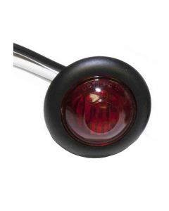 3/4 Inch Single Diode PC-Rated Marker/Clearance Light - Red