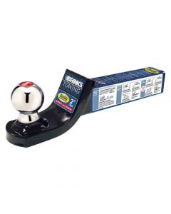 Brinks Welded One-Piece Ball Mount with 2 Inch Ball for 2 Inch Receivers