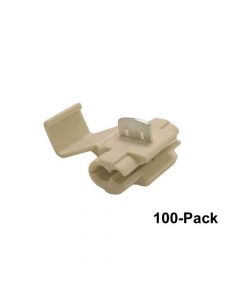 White 3M Wire Taps - 100-Pack