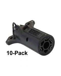 7-Way Flat Pin to 4-Flat Adapter - 10-Pack