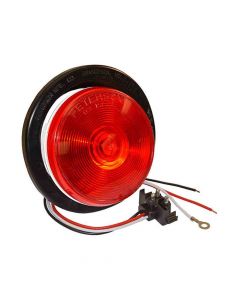 4 Inch Round Trailer Tail Light Kit - Red - 10-Pack