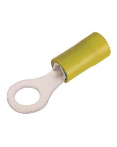 5/16 Inch Ring Connector - Yellow - 25 pack