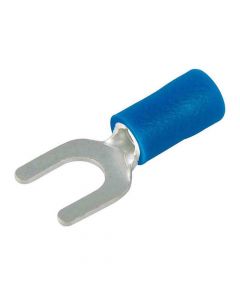 #10 Spade Terminal Connector - Blue - 25 Pack